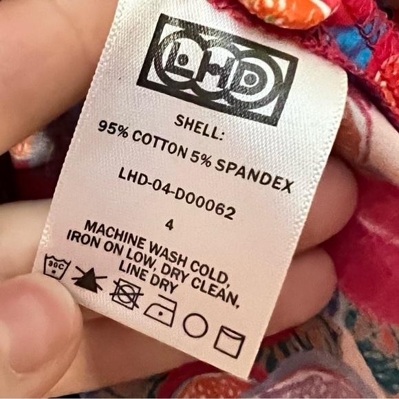 NWT LHD Casitas Printed Cotton Blend Poplin Mini Dress - Picture 12 of 13